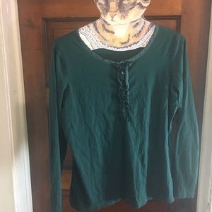 Land’s End Ruffle Shirt